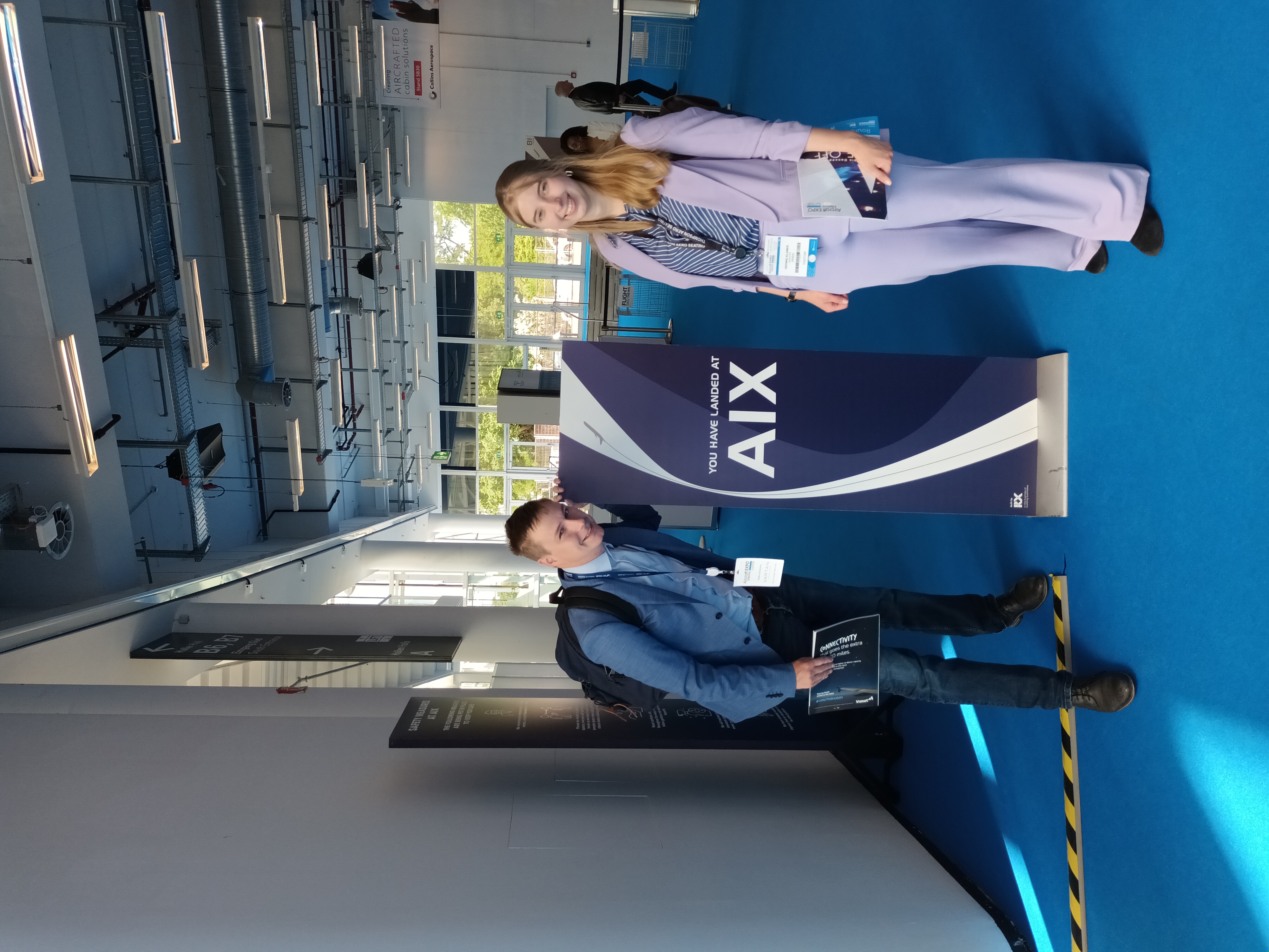Hedwig Klamer as a consultant in a suit at a conference